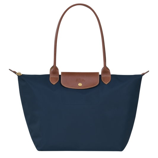 Große Le Pliage Tasche - Marineblau