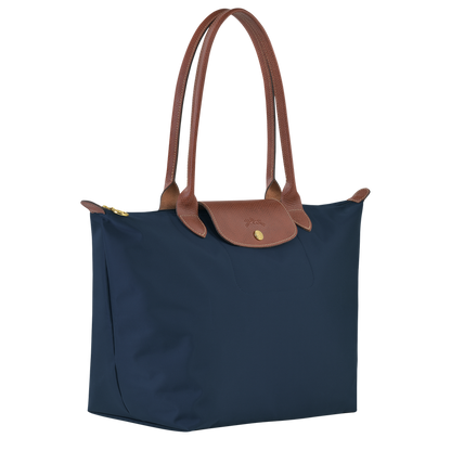 Große Le Pliage Tasche - Marineblau