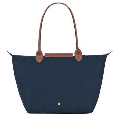 Große Le Pliage Tasche - Marineblau