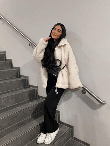 KAJA – Weicher Teddymantel
