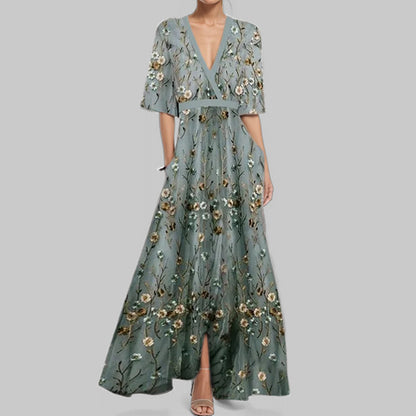 EVERLY | Geblümtes A-Linien-Kleid