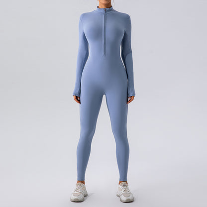 LUNA | Figurbetonter Zip-Jumpsuit