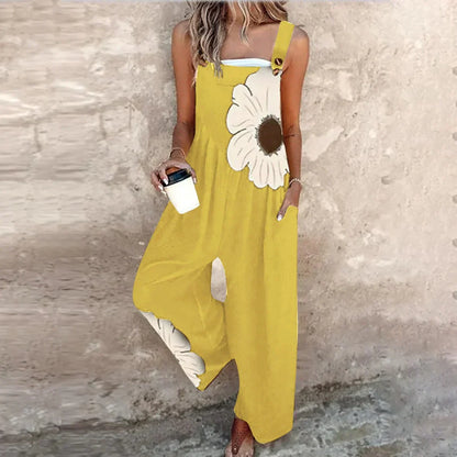 NOELLE | Bequeme bedruckte Latzhose