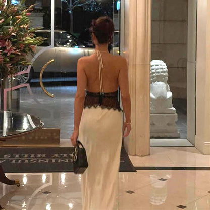 SELINA | Rückenfreies Maxikleid