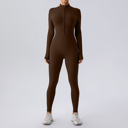 LUNA | Figurbetonter Zip-Jumpsuit