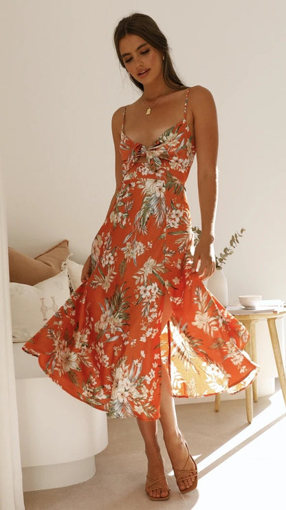 LISA | Florales Maxikleid