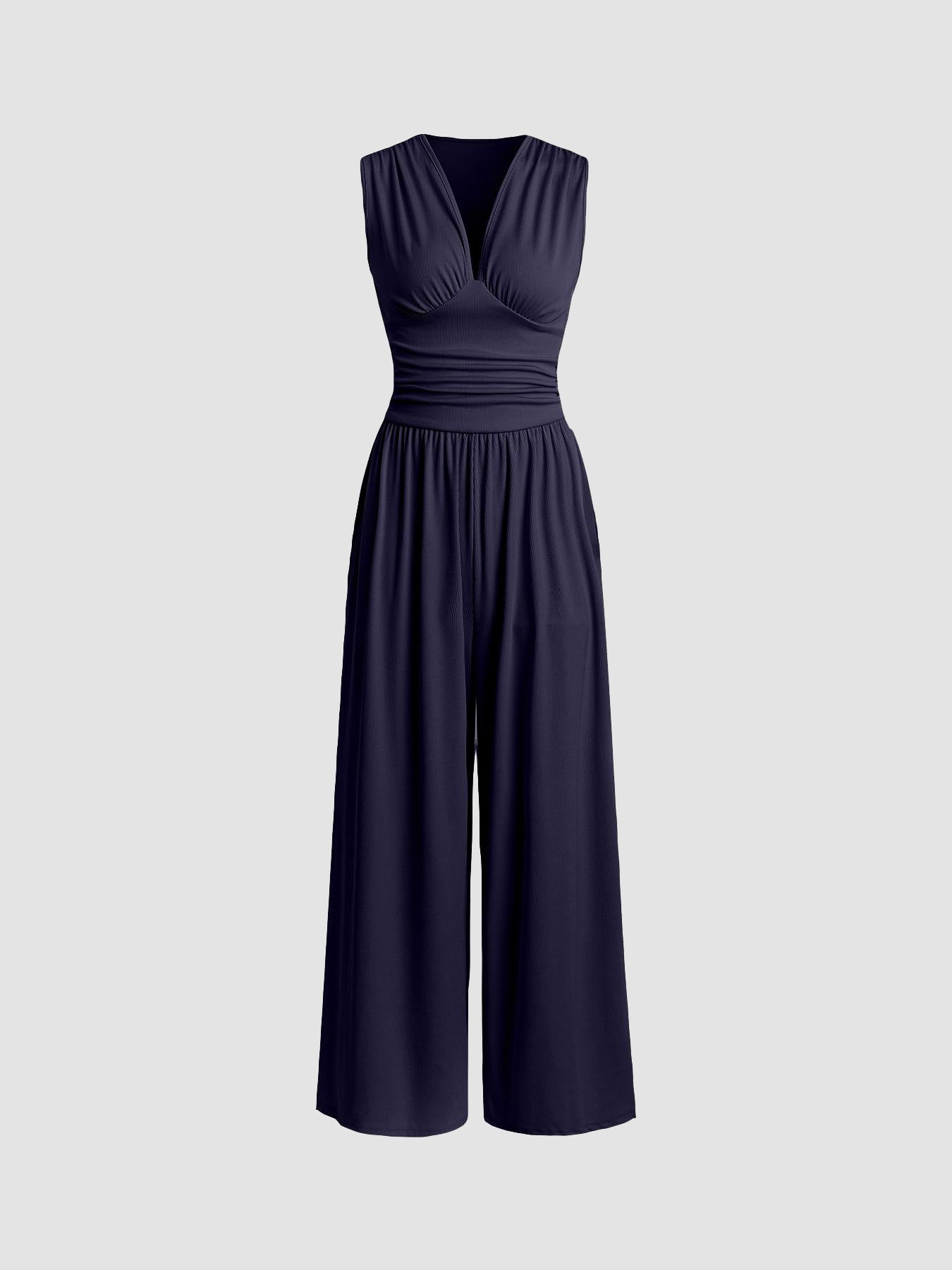 CHELSEA | Ärmelloser Wide-Leg-Jumpsuit