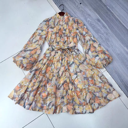 ISABELL | Floral Midi Kleid