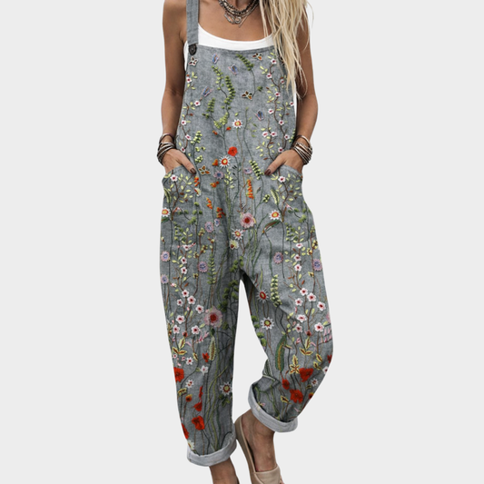 SERAPHINA | Bequeme bedruckte Latzhose