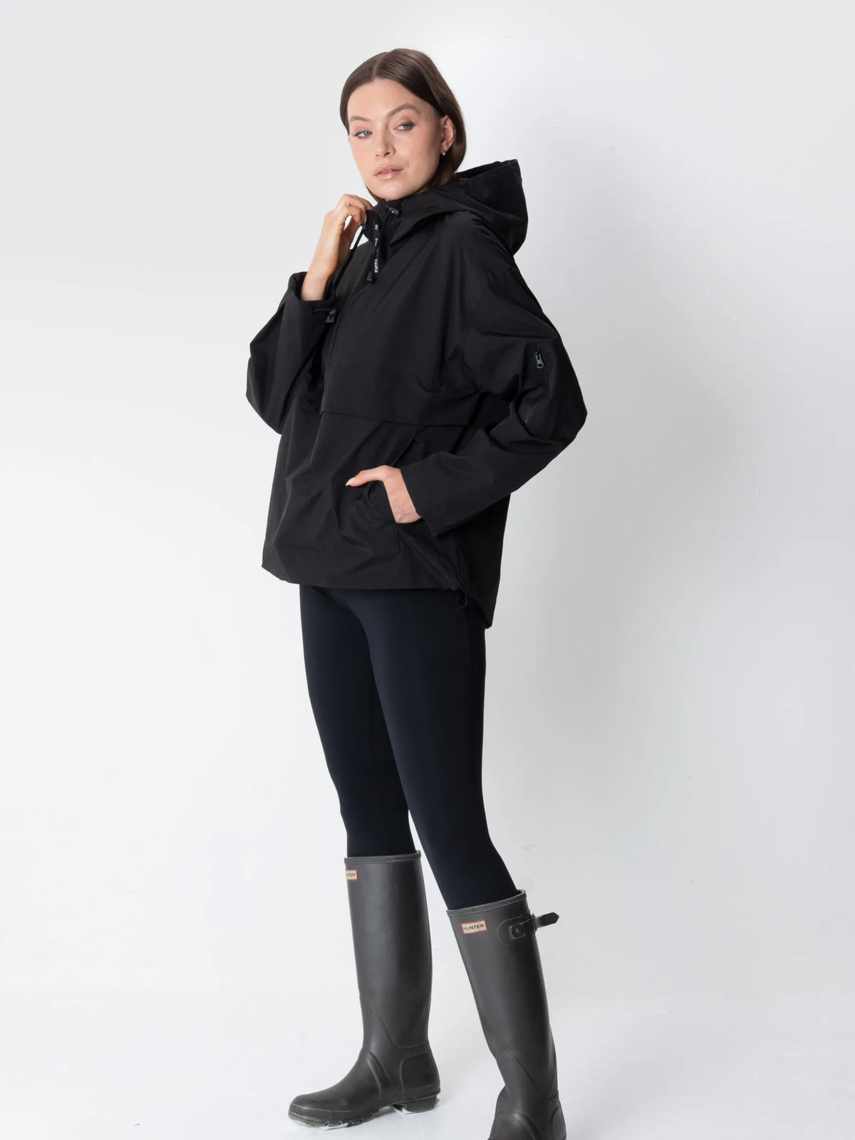 MARIAH | Kapuzenjacke mit kurzem Reißverschluss
