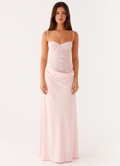 SARAH | Maxikleid mit Zarter Spitze