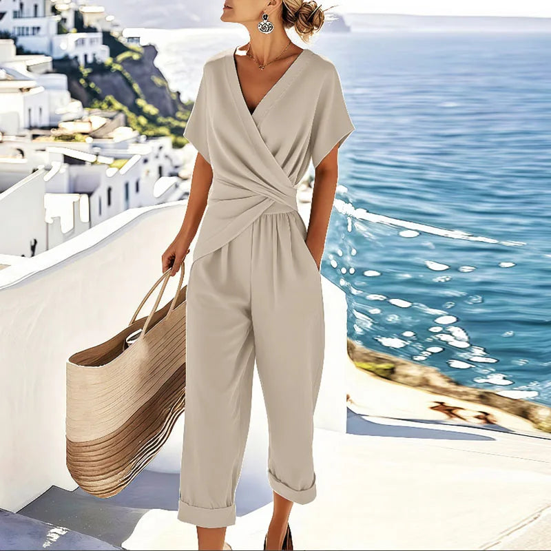COLLEEN | Elegantes Wrap-Zweiteiler-Set
