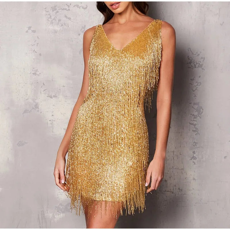 VALERIE | Paillettenminikleid