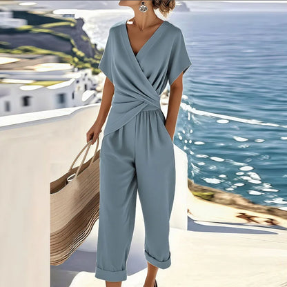 COLLEEN | Elegantes Wrap-Zweiteiler-Set