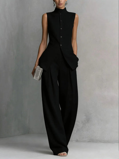 PAIGE | Eleganter Ärmelloser Jumpsuit