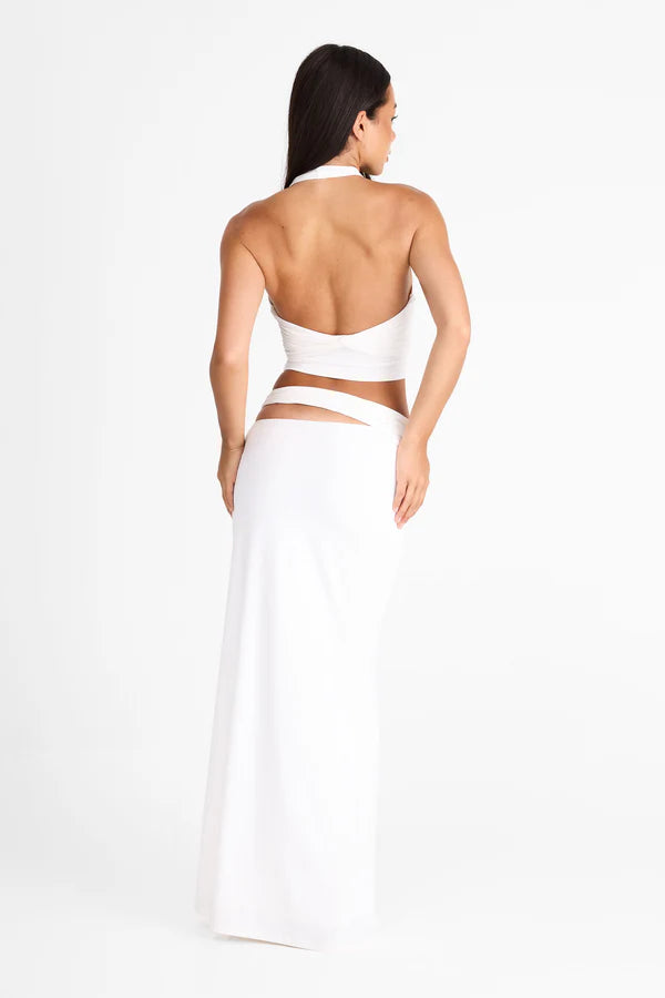 ALENYA | Halter-Crop-Top & Maxirock-Set
