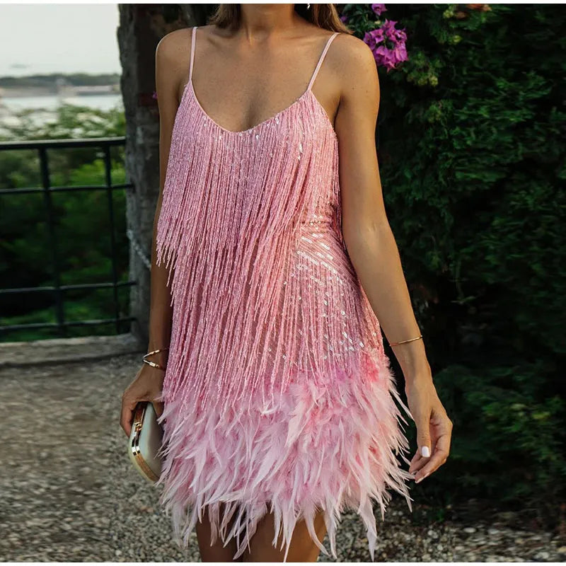 VALERIE | Paillettenminikleid