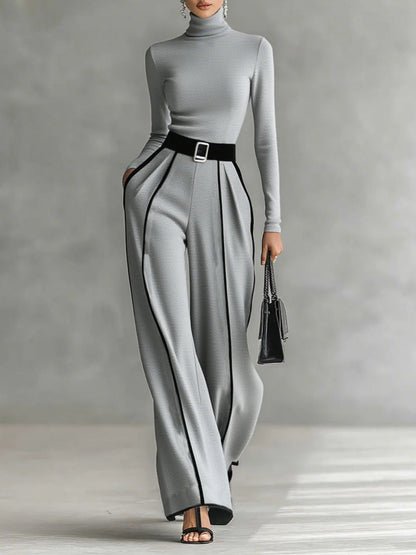 VENA | Zweiteiliges Set mit Kontrastdetails