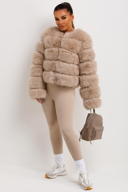 ROSIE | Glamouröse Faux-Fur Jacke