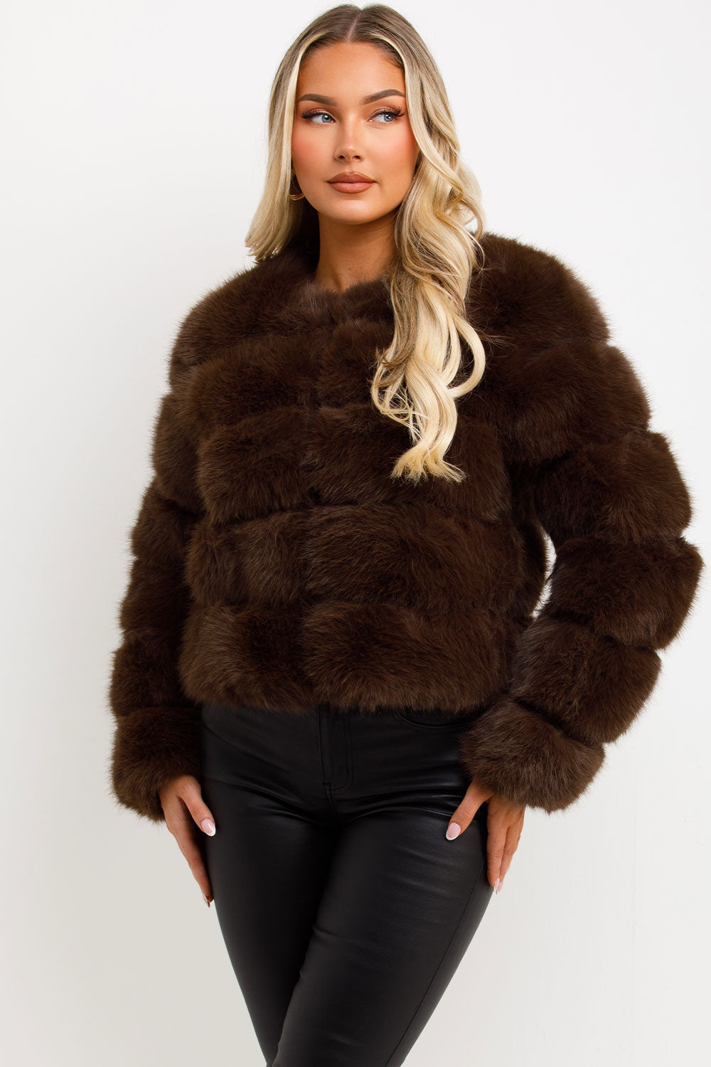 ROSIE | Glamouröse Faux-Fur Jacke