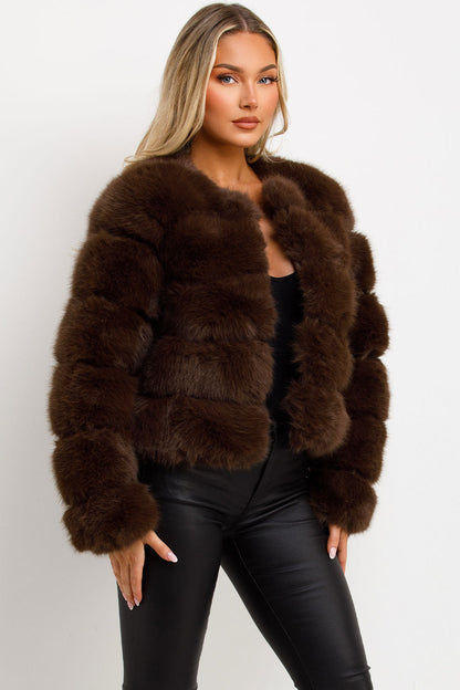 ROSIE | Glamouröse Faux-Fur Jacke