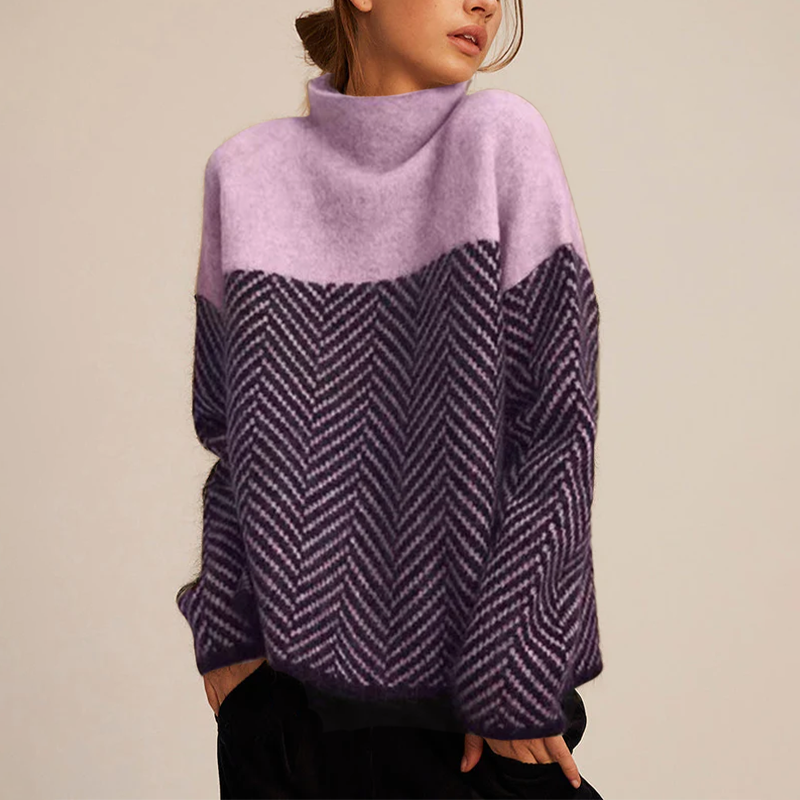ZOEY | Hochwertiger Rollkragenpullover aus feinem Strickstoff