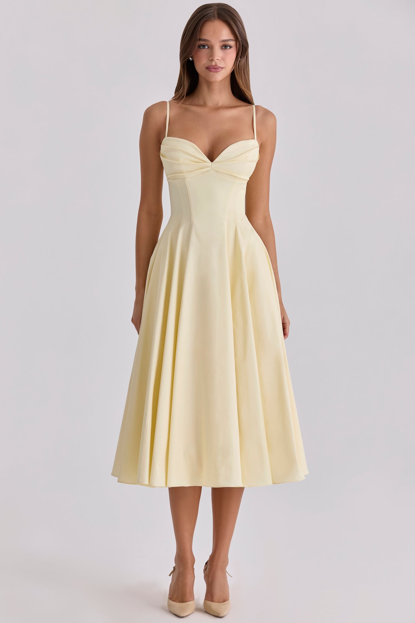 JASMYN | Fließendes Midikleid