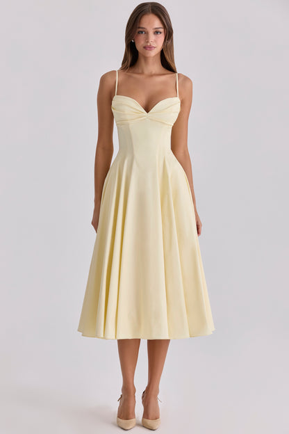 JASMYN | Fließendes Midikleid