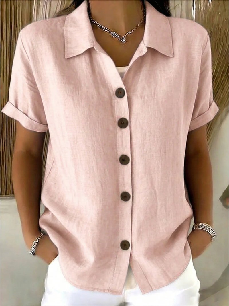 ZARA | Bluse mit Knopfleiste