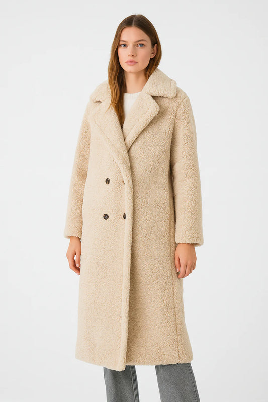 EMMA | Langer Teddy-Mantel