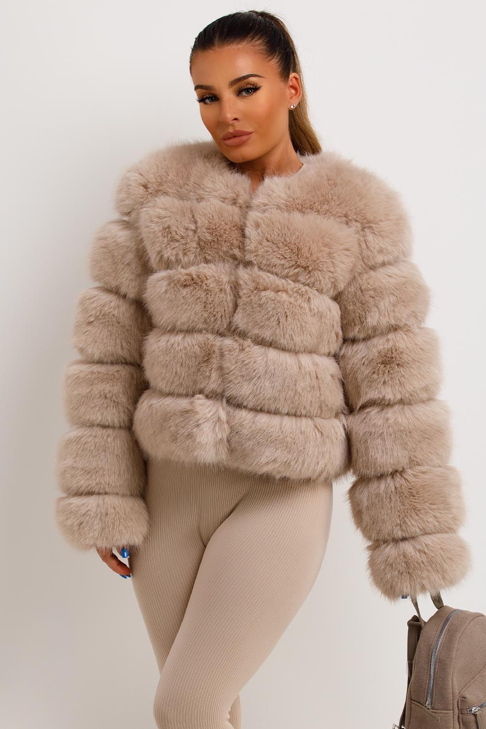 ROSIE | Glamouröse Faux-Fur Jacke