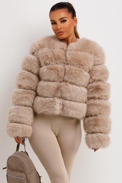 ROSIE | Glamouröse Faux-Fur Jacke
