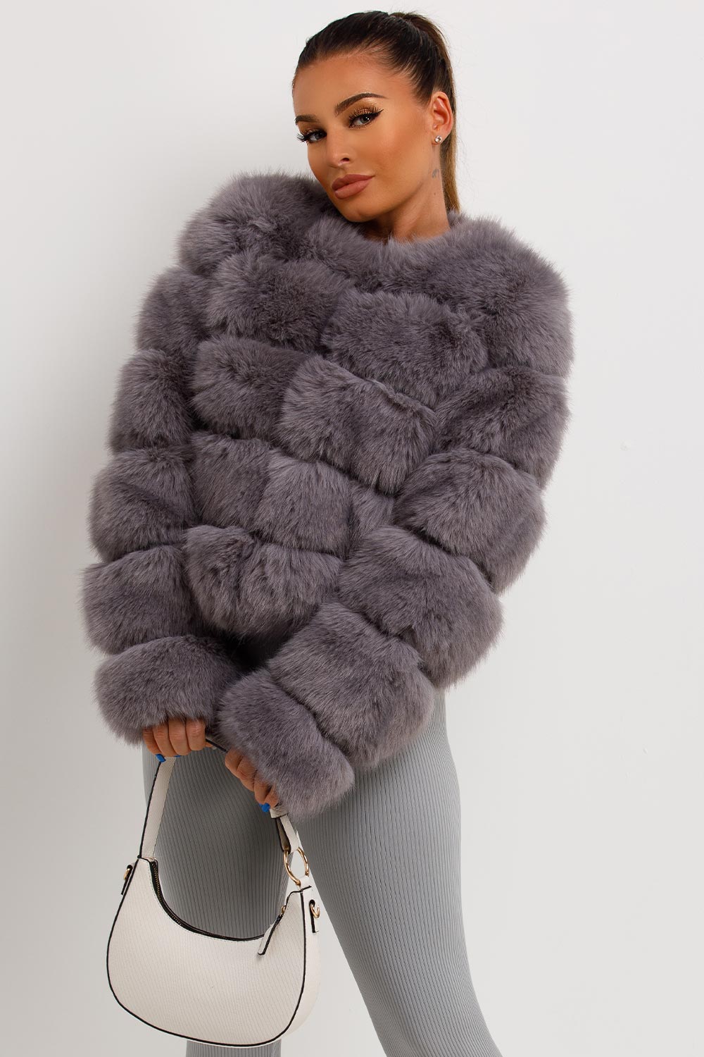 ROSIE | Glamouröse Faux-Fur Jacke