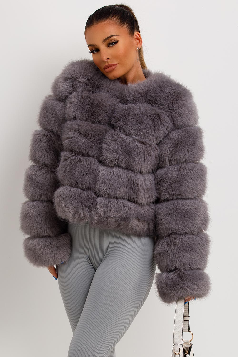 ROSIE | Glamouröse Faux-Fur Jacke