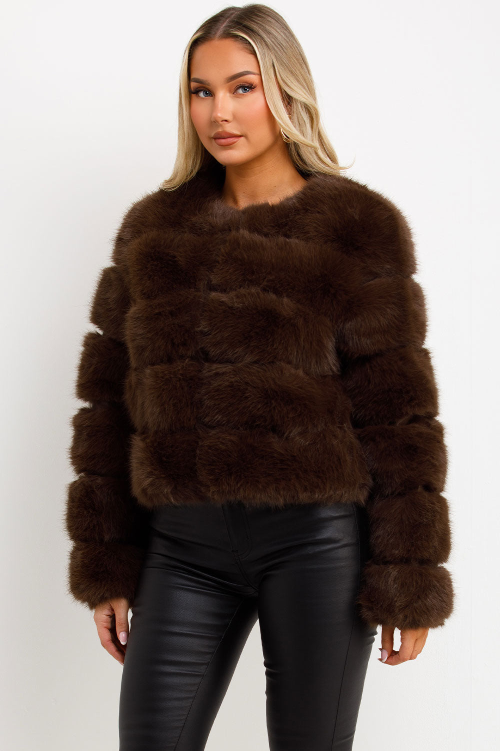 ROSIE | Glamouröse Faux-Fur Jacke
