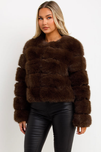 ROSIE | Glamouröse Faux-Fur Jacke