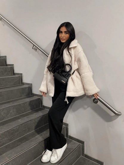 KAJA – Weicher Teddymantel