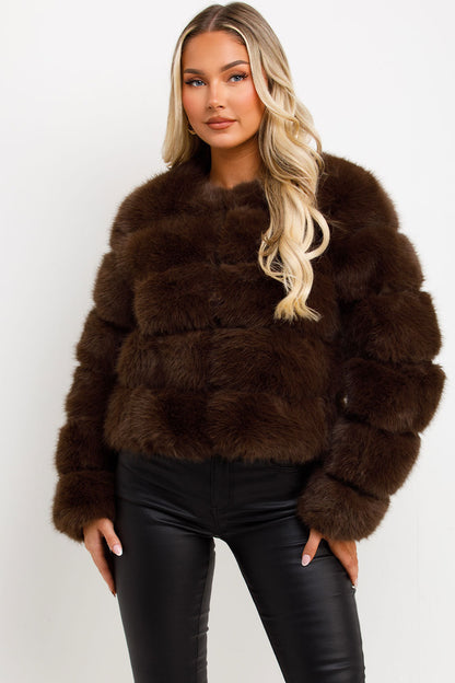 ROSIE | Glamouröse Faux-Fur Jacke