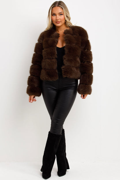 ROSIE | Glamouröse Faux-Fur Jacke