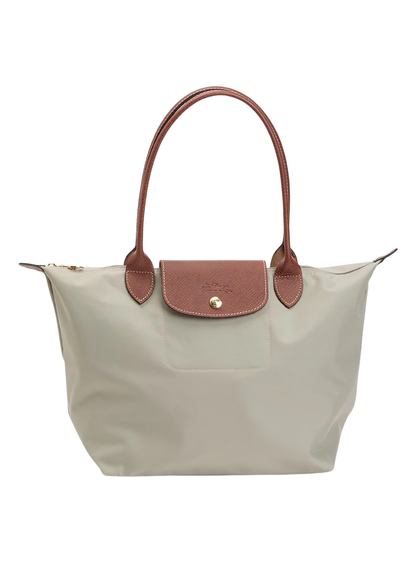 Mittlere Le Pliage Tasche - Steingrau