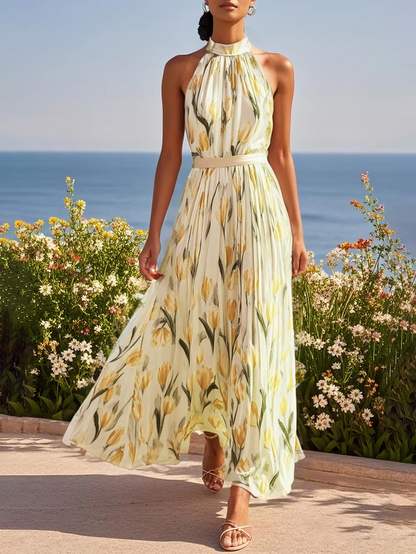 MARIT | Blumen-Maxikleid
