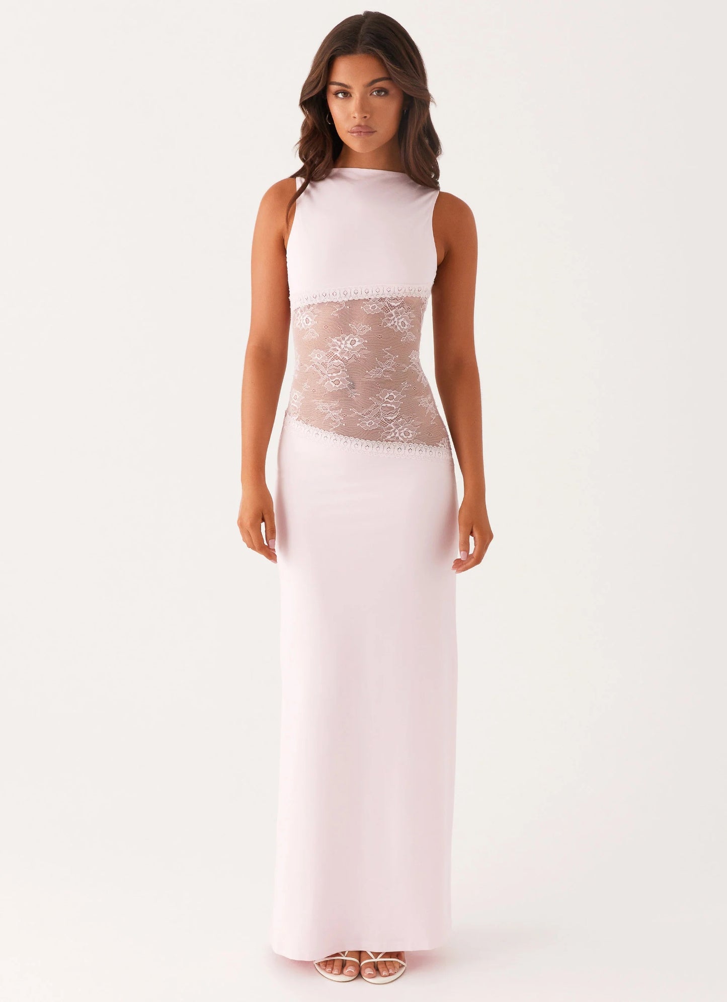 SELENA | Feminines Maxikleid mit Zarter Spitze