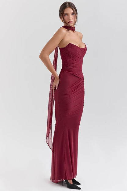 NICOLE | Figurbetontes Body-Fit-Maxikleid