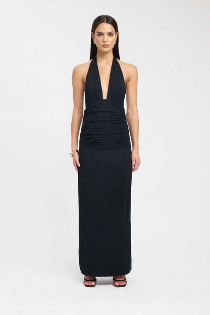 CARMEN | Maxikleid mit Geraffter Taille