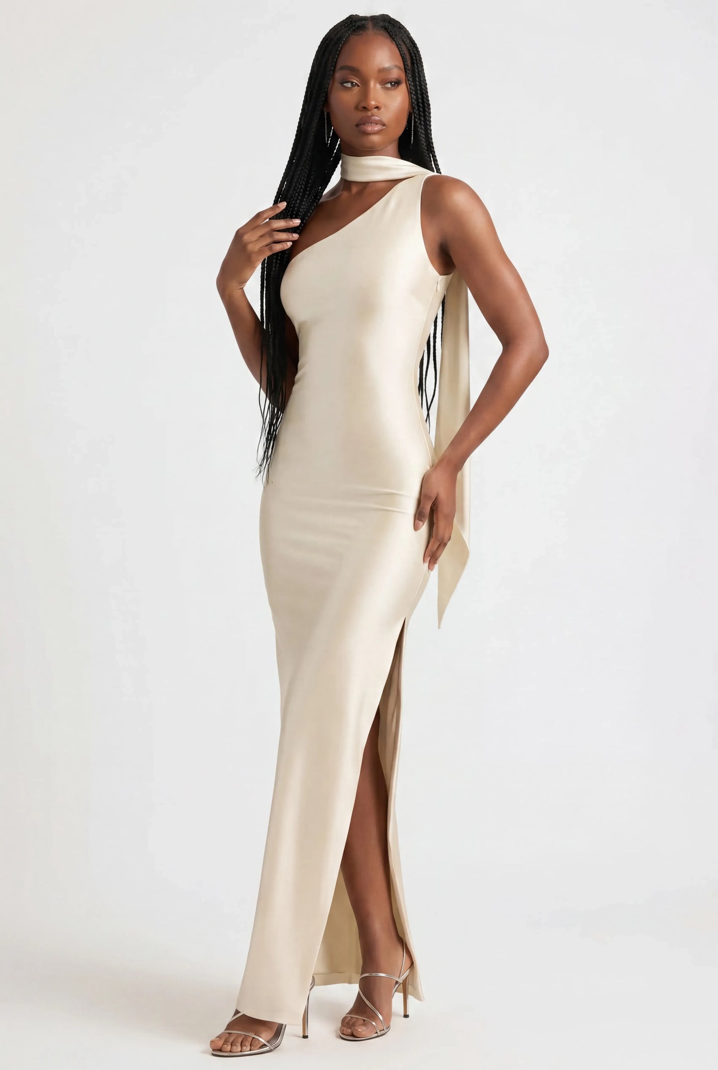JULE | One-Shoulder-Maxikleid