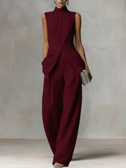 PAIGE | Eleganter Ärmelloser Jumpsuit