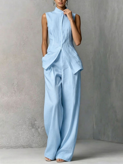 PAIGE | Eleganter Ärmelloser Jumpsuit