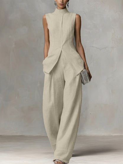 PAIGE | Eleganter Ärmelloser Jumpsuit