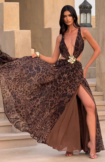 SEYA | Maxikleid mit Tiefem Ausschnitt