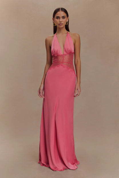 SELINA | Stilvolles Maxikleid mit Transparenter Taille
